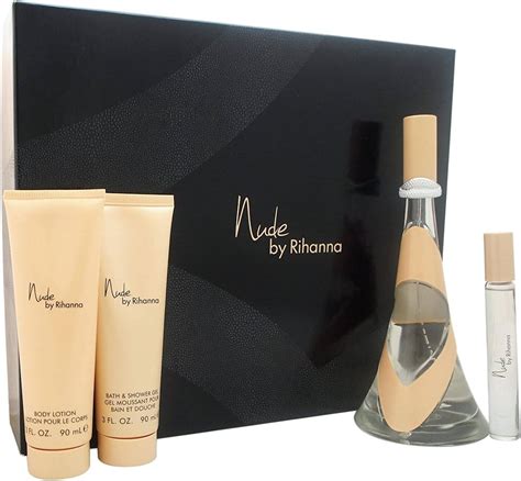 nude by rihanna|Nude by Rihanna for Women 4 Piece Set Includes: 3.4 oz Eau de。